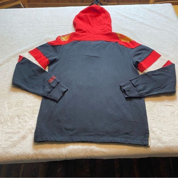 CCM Chicago Black Hawks Hooded Sweatshirt Size Small - Picture 2 of 12